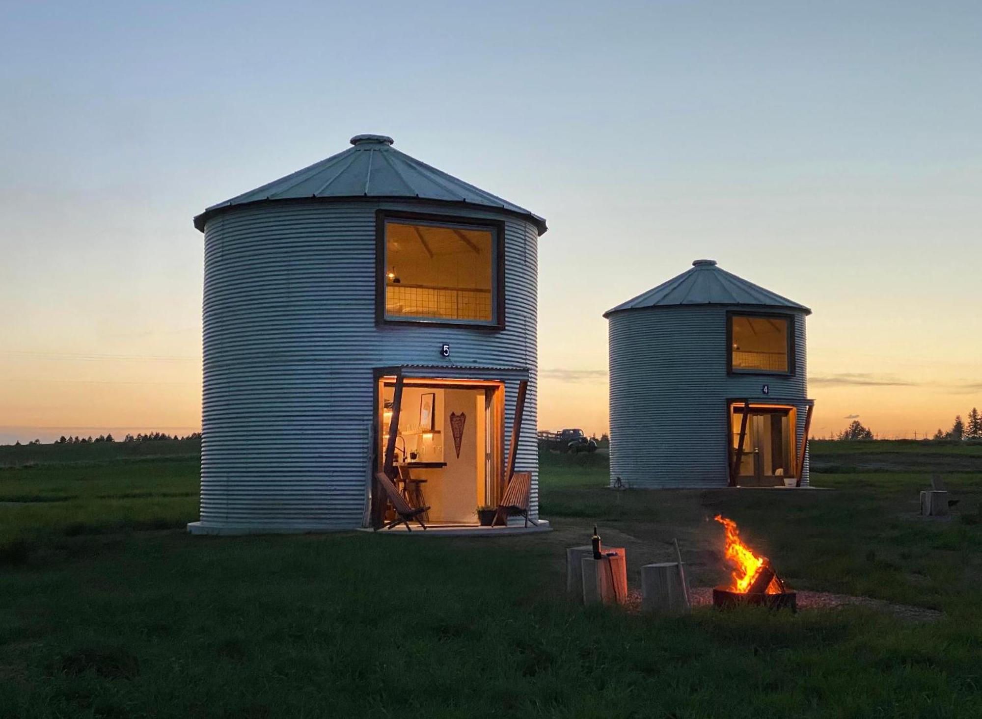 Clark Farm Silos - 5 Silo Mountain View Retreat Калиспелл Экстерьер фото